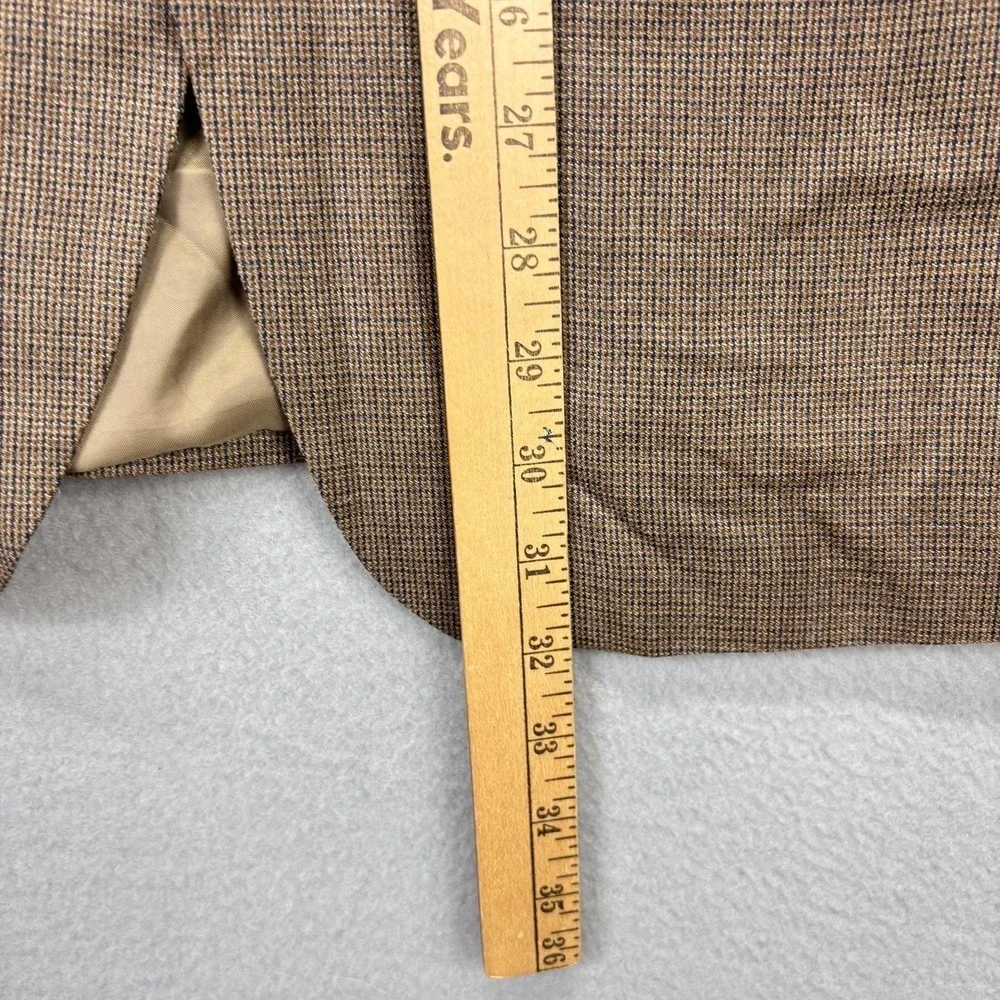 Chaps Blazer Mens 42R Brown‎ Silk Wool Blend 2 Button Sport Coat businessman